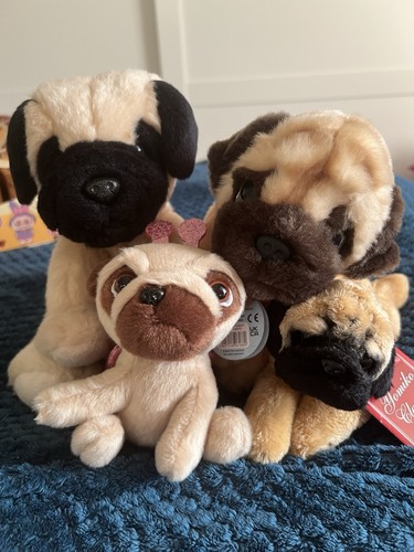 Pug plush soft - pug, toy