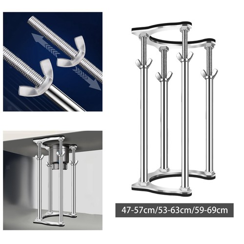 Adjustable under sink support - adjustable,
