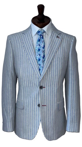 Blue boating blazer jacket - boating,
