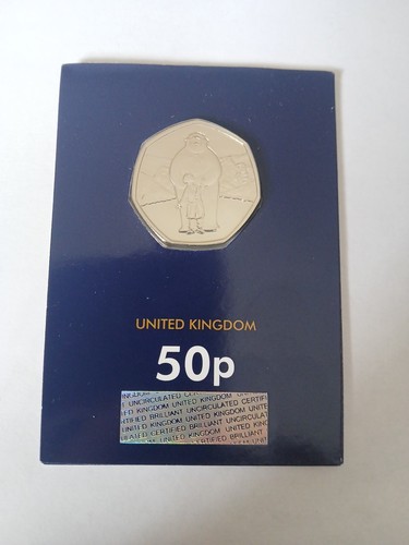 2019 snowman 50p brilliant - 2019,