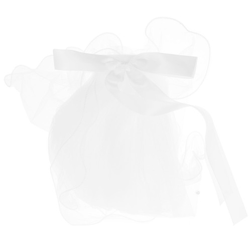 White lace communion veils - white,