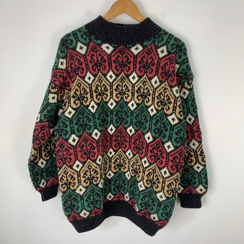 Vintage patterned jumper one - vintage,
