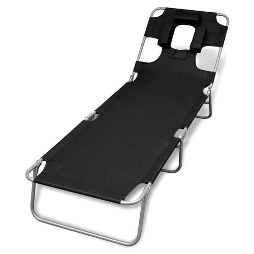 Folding sun lounger with - folding,