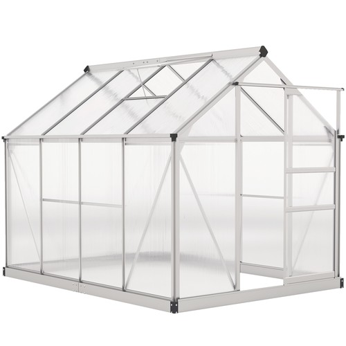 Outsunny 6x8ft walk - 6x8ft, walk-in