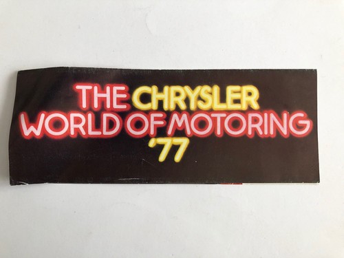 Chrysler car brochure 1976 - brochure,