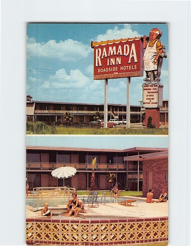 Postcard the ramada inn lake - postcard,