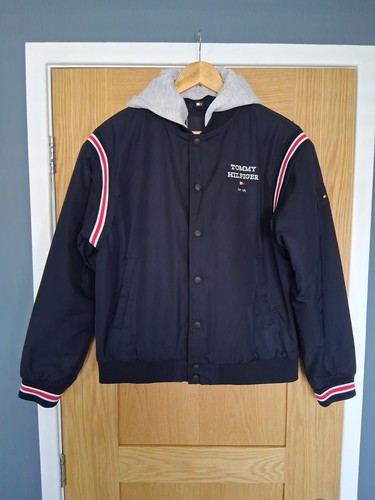 Tommy hilfiger navy hooded - tommy,