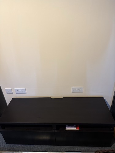 Ikea besta unit - tv, black