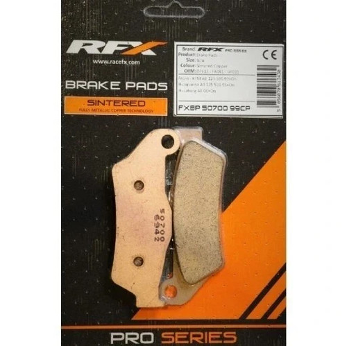 Rfx pro front brake pads - pro,