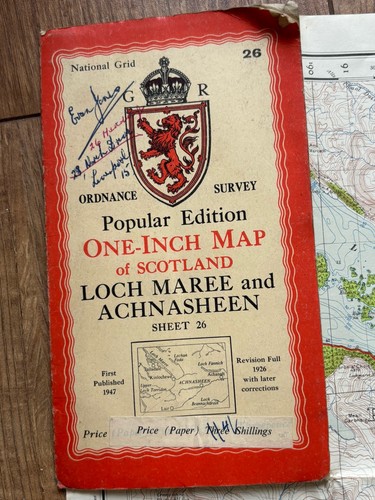 Vintage ordnance survey - ordnance,