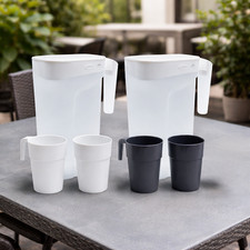 Plastic water pitcher set - water,