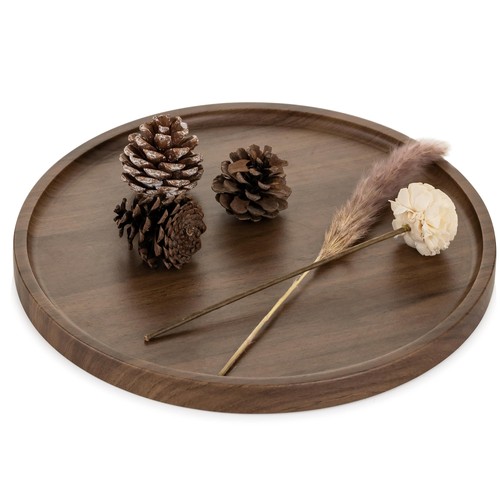 Hanobe round wood decorative - round,