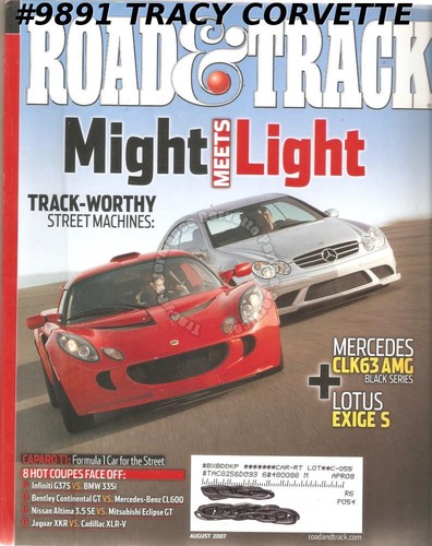 August 2007 road and - road, track