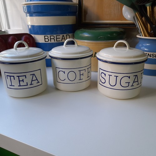 Vintage genuine enamel tea - vintage,