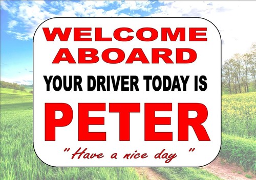 Coach bus drivers - coach, sign