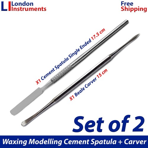 Set dental cement spatula - of,