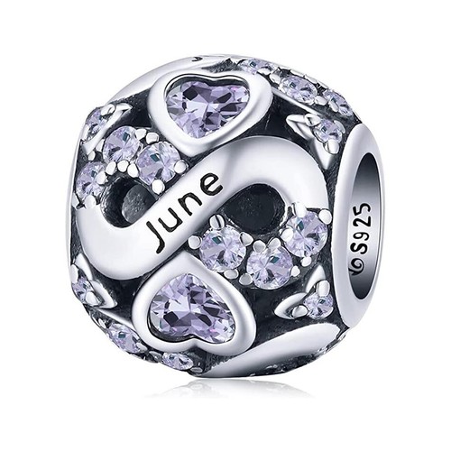 June birthstone infinity - june,