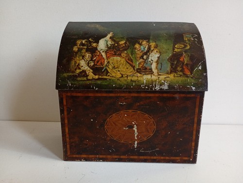 Antique crawford biscuit tin - biscuit,