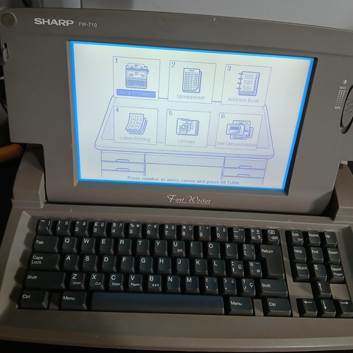 Sharp 710 digital word - sharp,