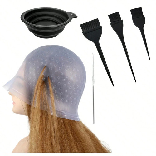 Hair highlighting cap and - hair,