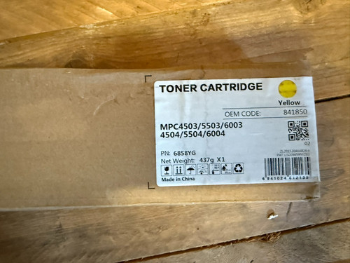 Richo yellow toner cartridge - toner,
