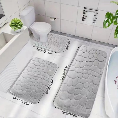 Ultrasoft piece bathroom rug - 3,