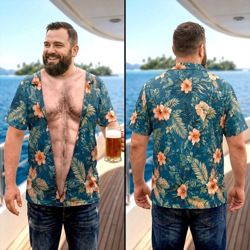 Funny tropical hawaiian shirt - funny,