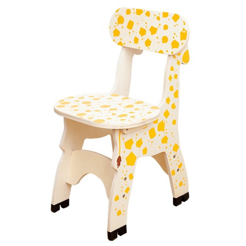 Giraffe children wooden back - giraffe,