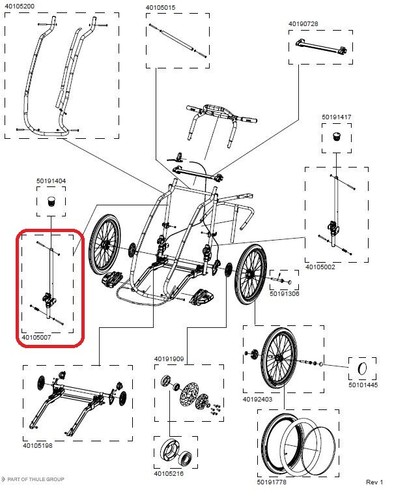 Thule folding unit - re, cgr/cx