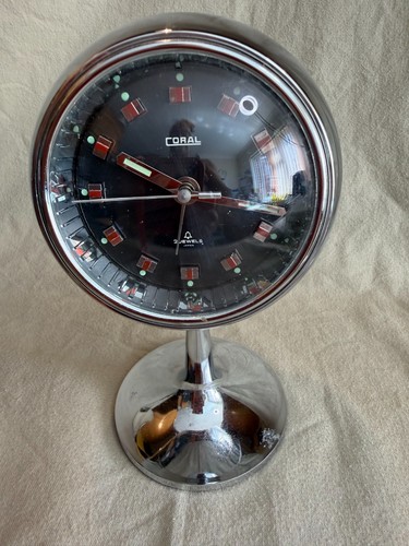 Pedestal alarm clock coral - alarm,