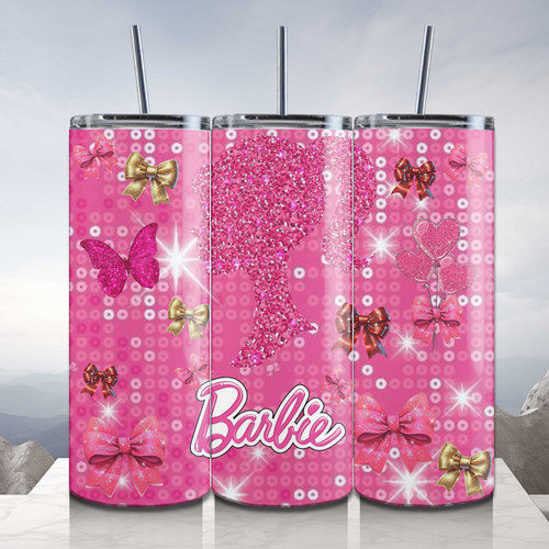 Personalised barbie doll pink - personalised,