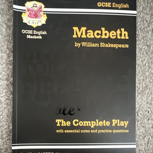 Macbeth complete play cgp gcse - complete,