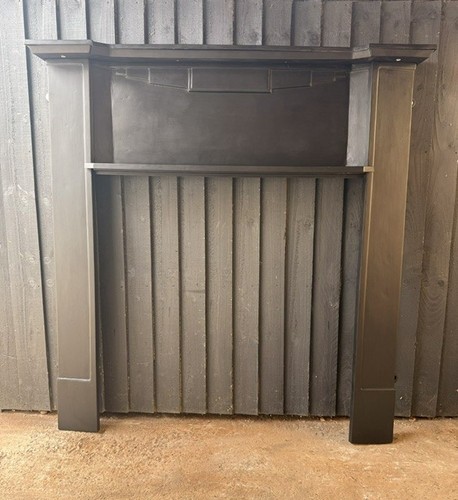 Cast iron fireplace surround - cast,