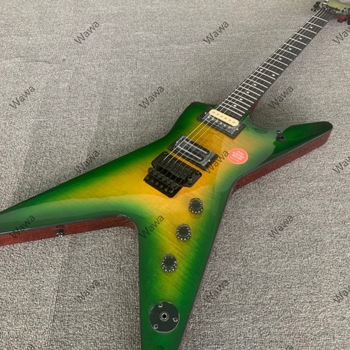 Green burst figured - green,