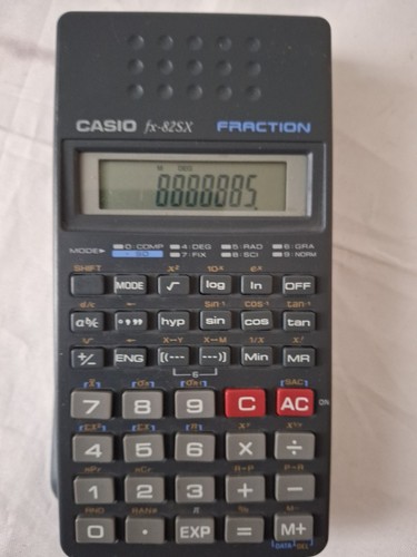 Casio calculator fraction - casio, calculator,
