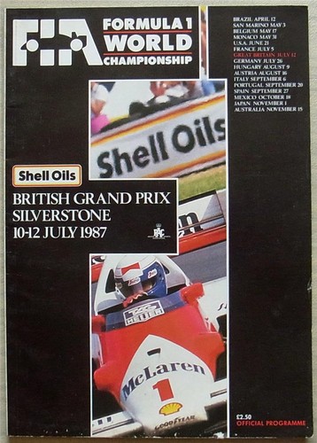 British grand prix 1987 - british,