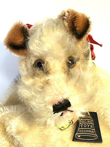 Vintage steiff mohair fox - mohair,