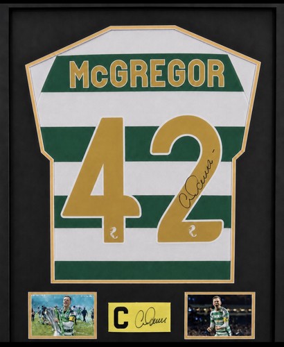 Signed framed callum mcgregor - signed,