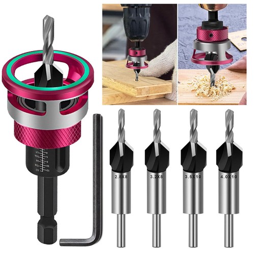 Hex shank countersink wood - hex,