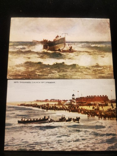 Lifeboat vintage postcards - lifeboat,