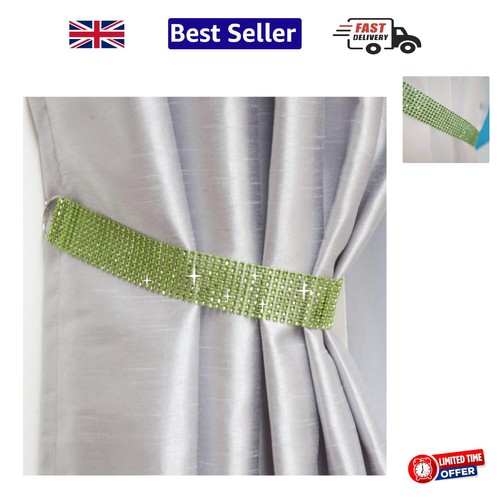 Pair 58cm green diamante - pair,