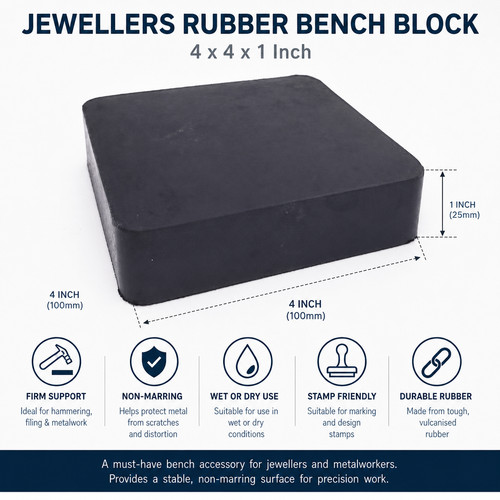 Jewellers rubber bench - rubber,