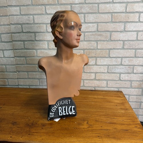 French vintage mannequin bust - vintage,