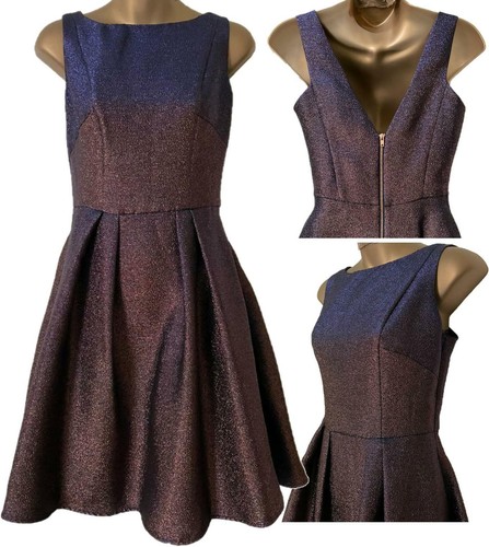 Coast dress copper blue - copper,