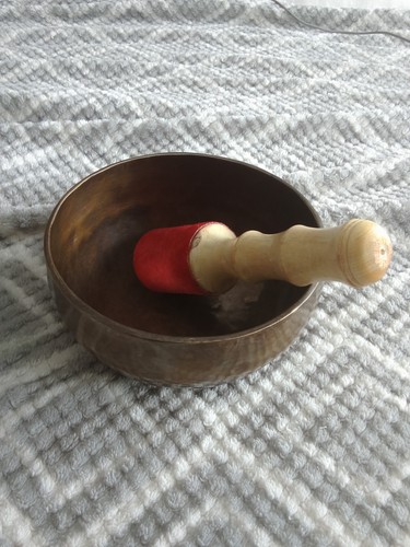 Handmade singing bowl - singing,