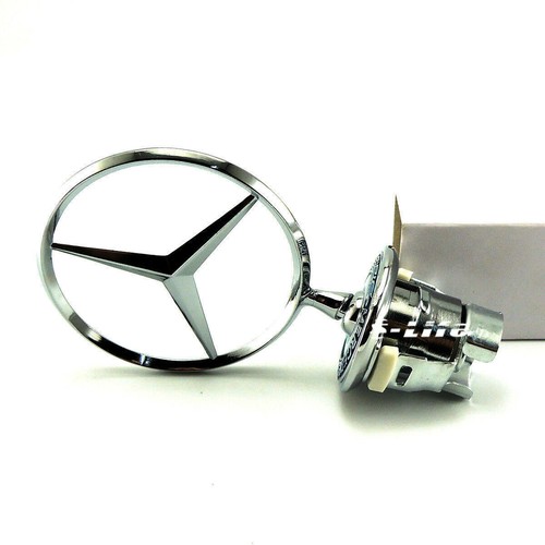 Standing star hood emblem - star,