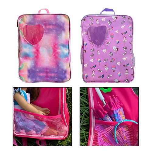 Girl doll carrier - 18", case
