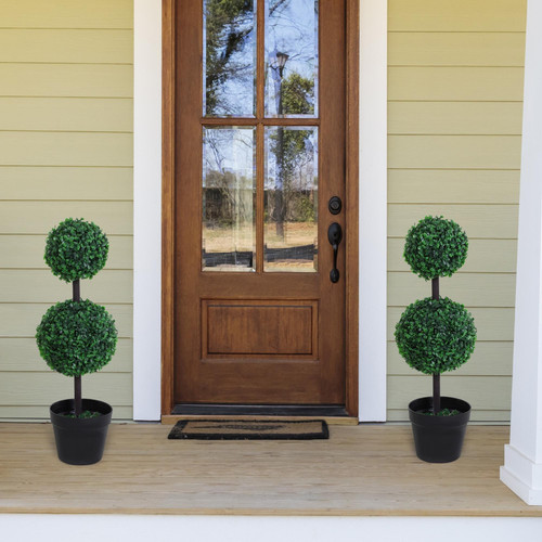67cm artificial boxwood - 2, ball