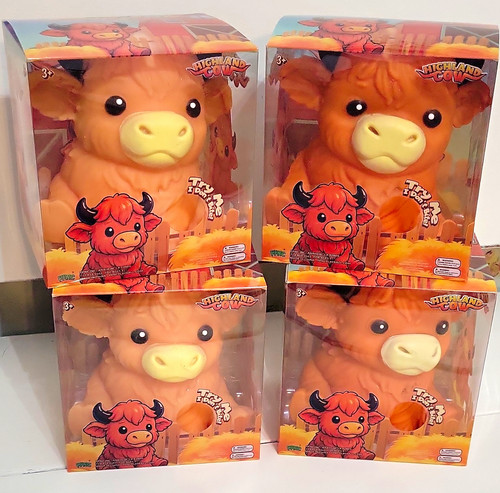 Highland cow toy brown - highland,