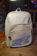 Puma cream light blue backpack - puma,